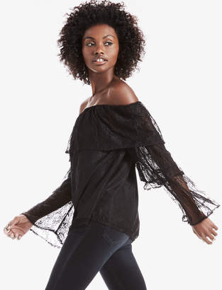 Lucky Brand Lace Off Shoulder Top