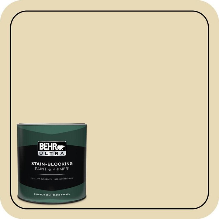 BEHR ULTRA 1 qt. #370E-3 Willow Herb Semi-Gloss Enamel Exterior Paint & Primer