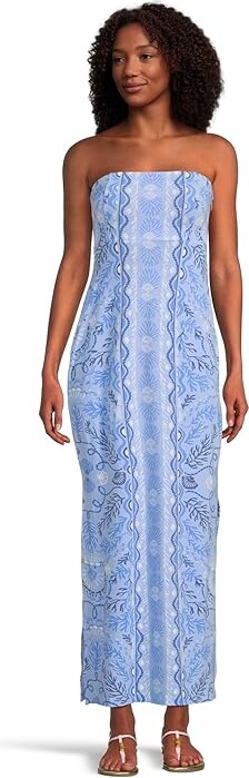Lilly Pulitzer Noa Strapless Maxi Dress Women's Dress Jacaranda