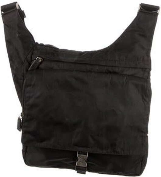 Prada Vintage Tessuto Messenger Bag ShopStyle