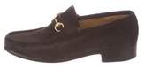 Thumbnail for your product : Gucci Suede Horsebit Loafers