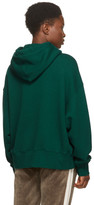 Thumbnail for your product : Palm Angels Green Croco Hoodie