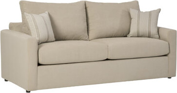 Wade Logan Square Arm Sofa Bed with Reversible Cushions