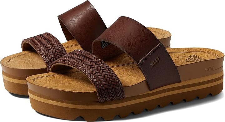 Reef Cushion Vista Hi Women's Shoes Chocolate : 7 B - Medium, Synthetic