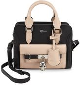 Thumbnail for your product : Alexander McQueen Zip-Top Leather Shoulder Tote