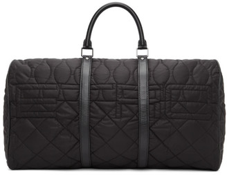 Etro Black Quilted Duffle Bag