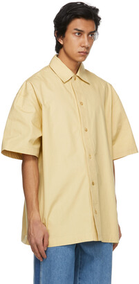 【JACQUEMUS】La Chemise Shirt イエロー JACQUEMUS: Yellow Les Sculptures 'La chemise Jean' Shirt