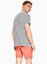 Thumbnail for your product : TopmanTopman Coral Stretch Skinny Chino Shorts