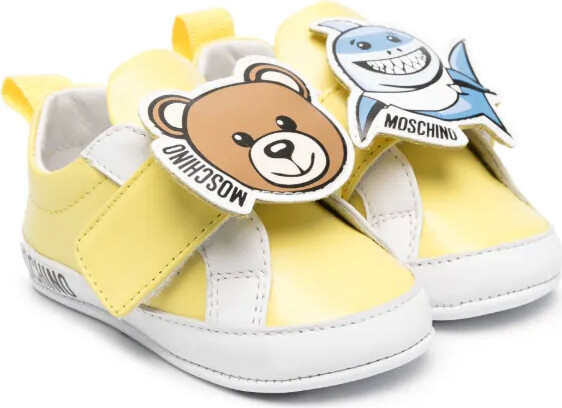 MOSCHINO BAMBINO Animals-Patch Sneakers