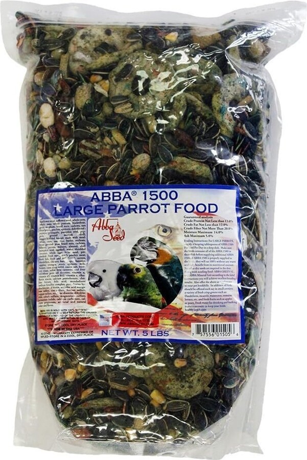 ABBA 1500 Large Bird Food, 5-lb bag