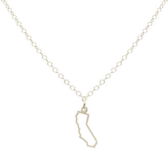 Kris Nations California Outline Small Necklace