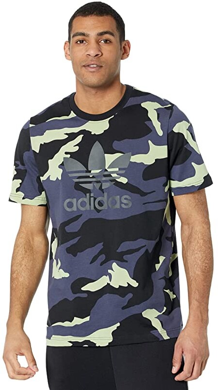 adidas Camo All Over Print Tee - ShopStyle T-shirts