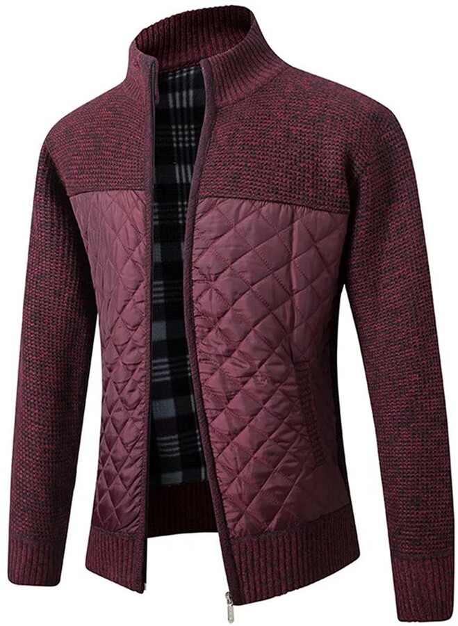 asclo big check cardigan