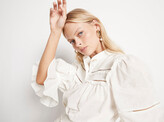 Thumbnail for your product : Aje Recurrence Frill Button Up Blouse