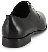 Thumbnail for your product : Ferragamo Palagio Leather Derby Shoes