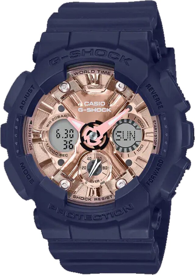 Casio Women's G-Shock Rose gold Dial Watch - ShopStyle