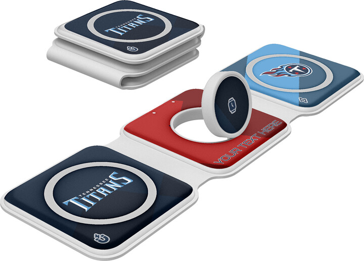 Keyscaper Tennessee Titans Personalized 3-in-1 Foldable Charger