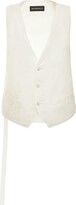 Lut fitted cotton gauze waistcoat 
