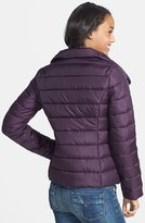 Thumbnail for your product : KRUSH Faux Leather Trim Puffer Coat (Juniors) (Online Only)