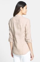 Thumbnail for your product : Foxcroft Fitted Linen Shirt