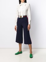 Thumbnail for your product : Gucci Viscose culotte trousers with Web