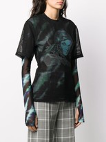 Thumbnail for your product : Off-White Printed Net Top