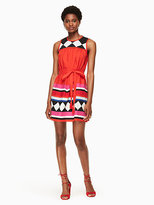 Thumbnail for your product : Kate Spade Geo border babydoll dress