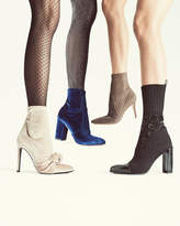 Thumbnail for your product : Gianvito Rossi Katie 85 Suede Sock Booties, Taupe