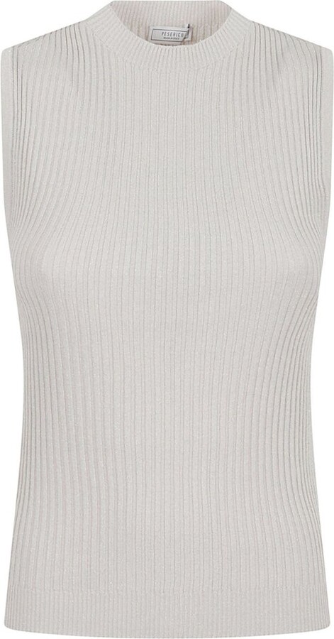 Peserico Ribbed Knit Top