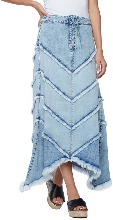 Lace Up Denim Skirt | Shop the world's largest collection of 