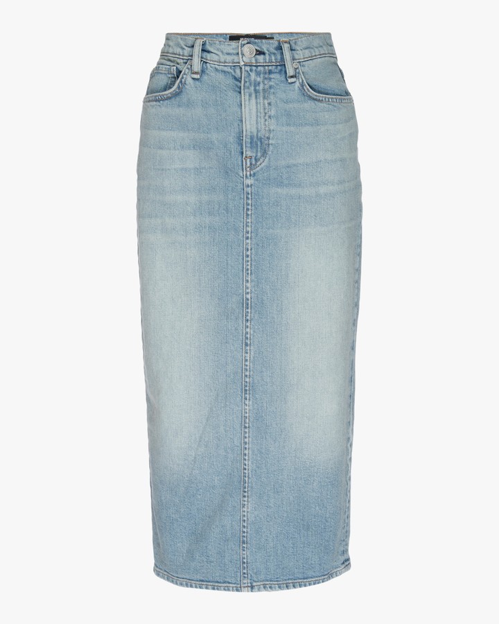 denim full length skirt