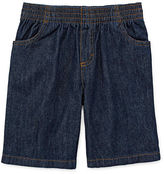 Thumbnail for your product : JCPenney Okie Dokie Pull-On Denim Shorts - Boys 4-7