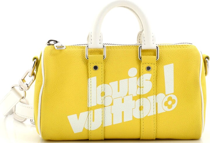 Louis Vuitton Limited Edition Yellow Monogram Glitter Cabas PM Bag -  Yoogi's Closet