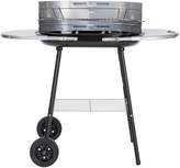 Thumbnail for your product : Unbranded Oval Steel Trolley Charcoal BBQ