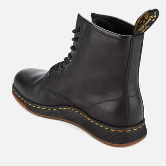 Dr. Martens Newton Lite Leather 8-Eye Boots - Black
