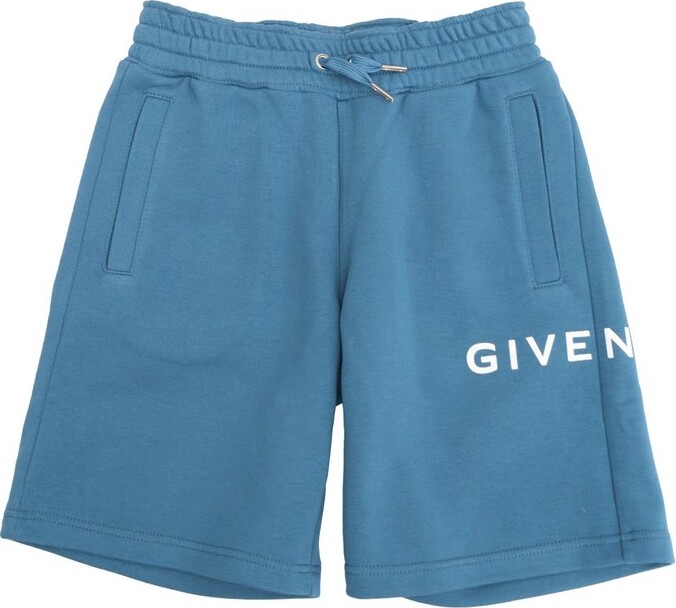 Givenchy Kids Logo-Print Fleece Drawstring Shorts