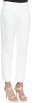 Thumbnail for your product : Joan Vass Ponte Slim Ankle Pants