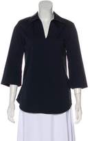 Thumbnail for your product : Lafayette 148 Structured Bell Sleeve Blouse