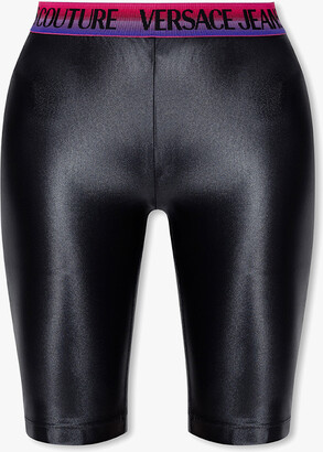 Versace Jeans Couture Short Leggings - Black - ShopStyle