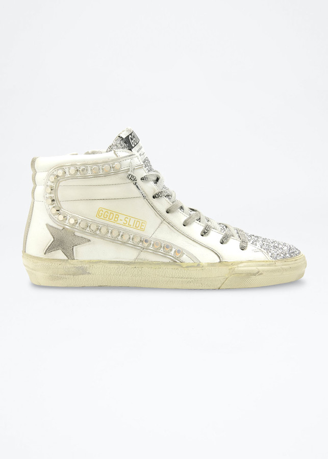 golden goose studded sneakers