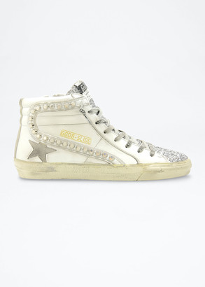 golden goose superstar studded sneakers