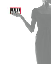 Thumbnail for your product : Les Petits Joueurs Janis Micro Piano Leather Clutch Bag