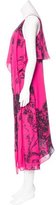 Thumbnail for your product : Halston Silk One-Shoulder Dress