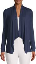 Thumbnail for your product : INC International Concepts Petite Ribbed Open Front Cardigan