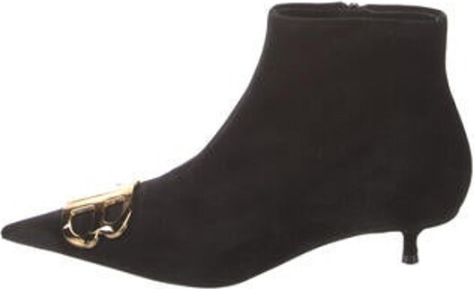 balenciaga velvet boots