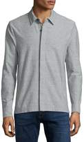 Thumbnail for your product : James Perse Heathered Stretch-Jersey Shirt, Gray