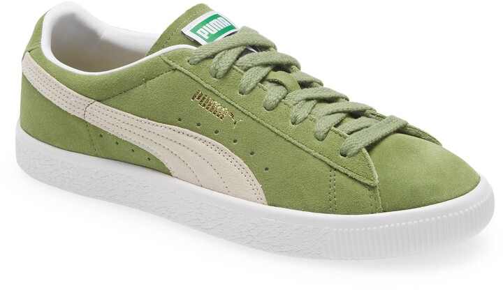 Puma Green Suede Men's Shoes | Shop the world's largest collection 