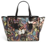 Thumbnail for your product : Valentino 'Small Butterfly' Leather Tote