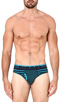 Thumbnail for your product : Diesel Stripe stretch-cotton briefs