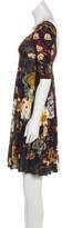 Thumbnail for your product : Just Cavalli Knee-Length Print Dress Black Knee-Length Print Dress